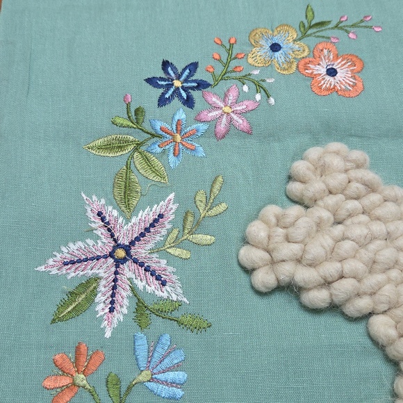 Tabitha Webb Spring Embroidered Table Runner - Picture 8 of 13